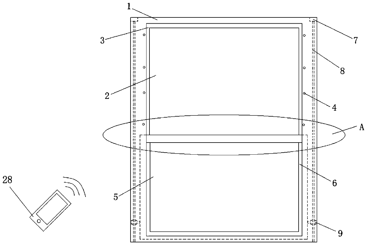 Safety screen window system and control method thereof