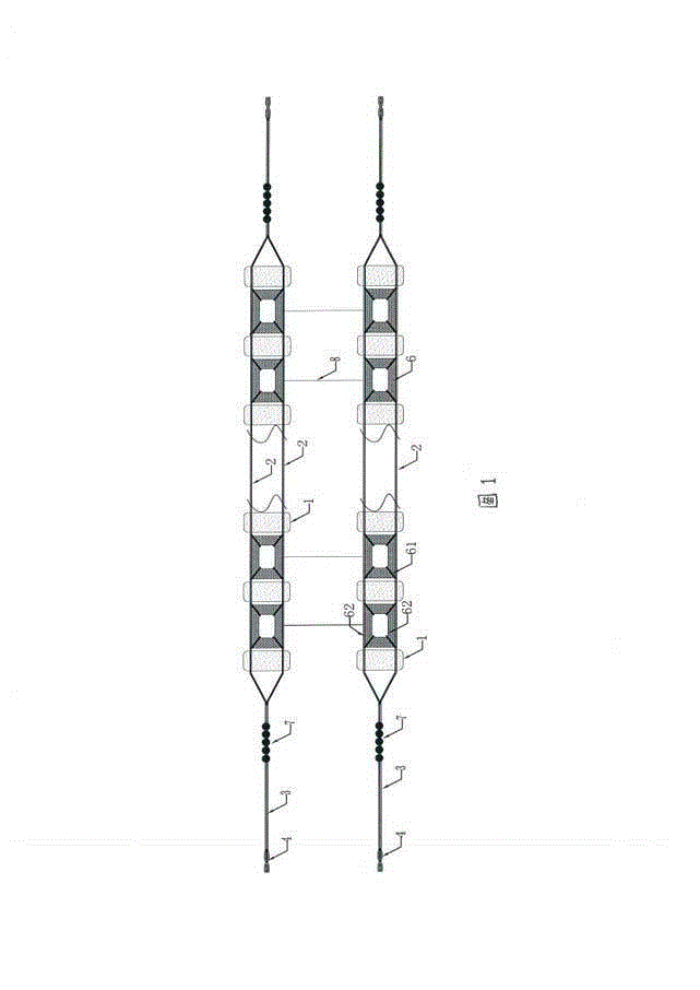 Method and device for raising abalones by open-type net cages