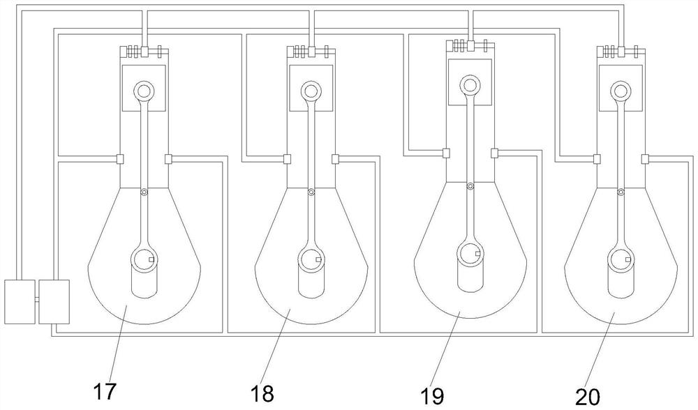 Ultrahigh-pressure air inlet oxygen-enriched combustion two-stroke internal combustion engine