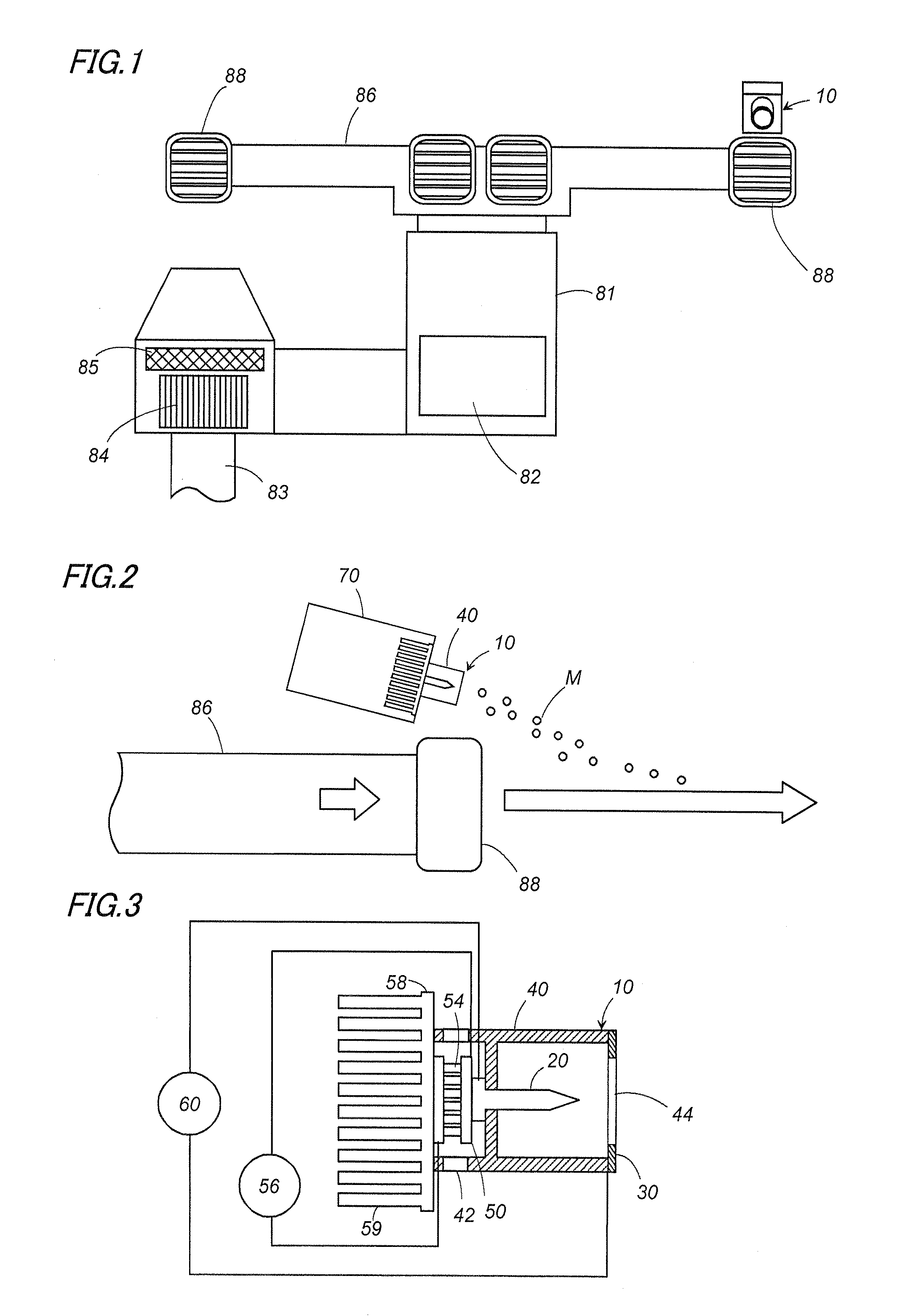 Air conditioning system with electrostatically atomizing function