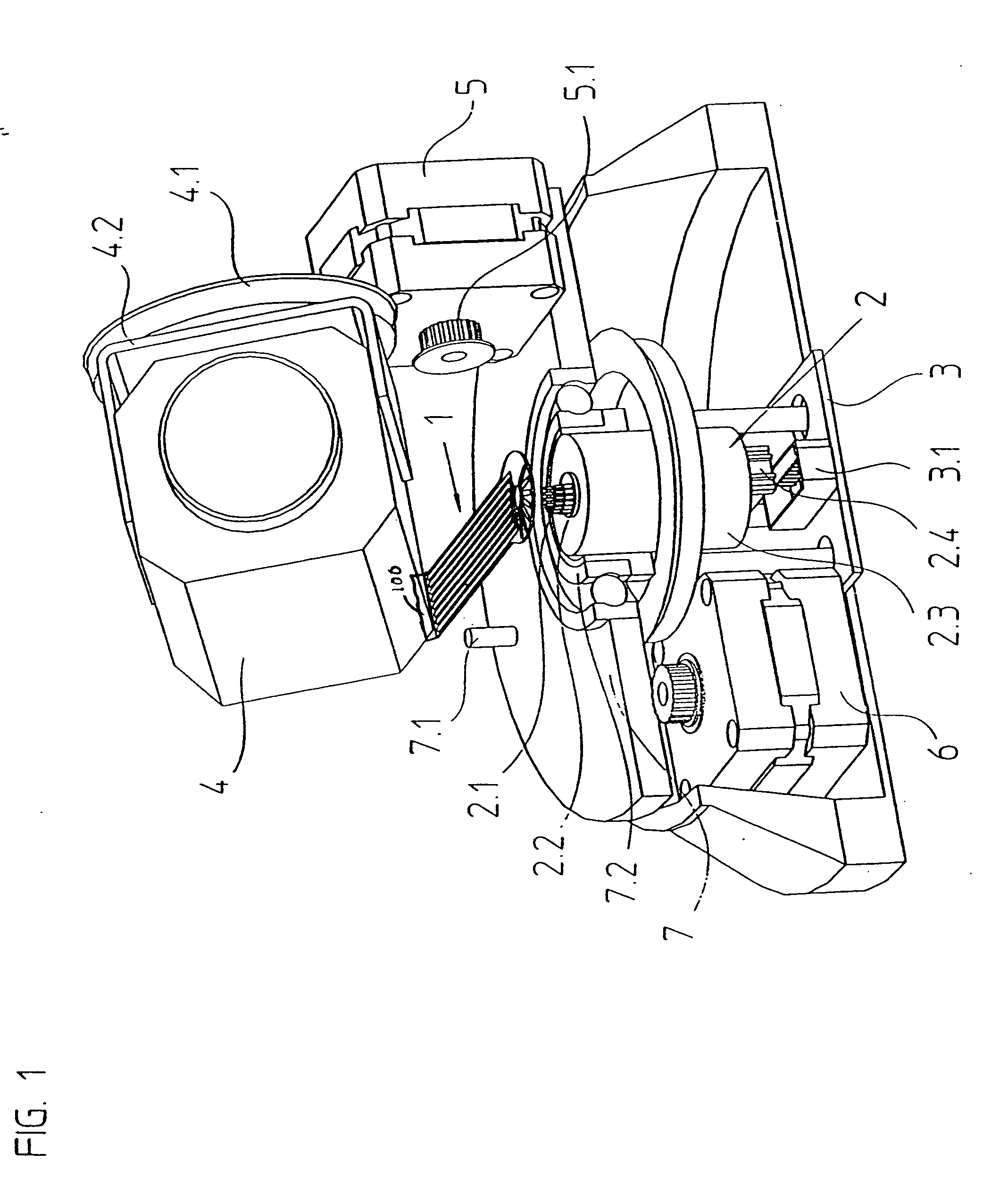 Slip ring unit with a printed circuit board