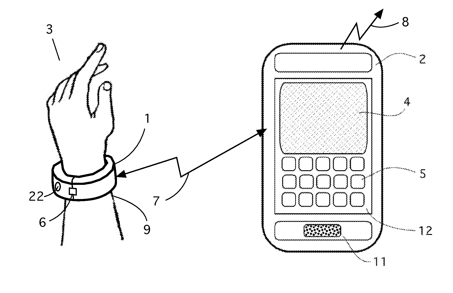 Biomedical monitor for smartphone