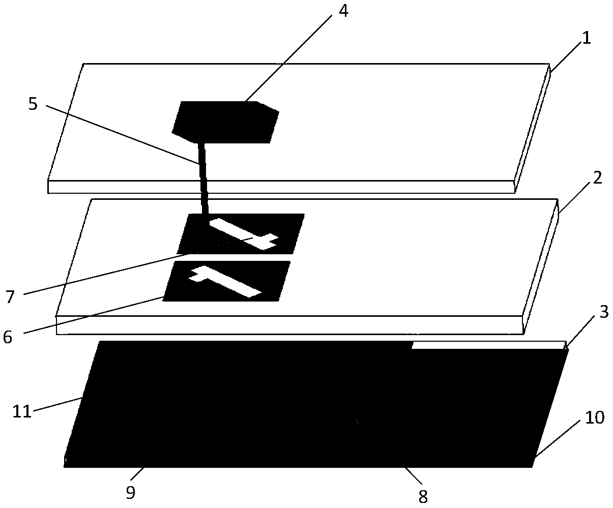 A dual-frequency circularly polarized antenna based on a substrate integrated waveguide