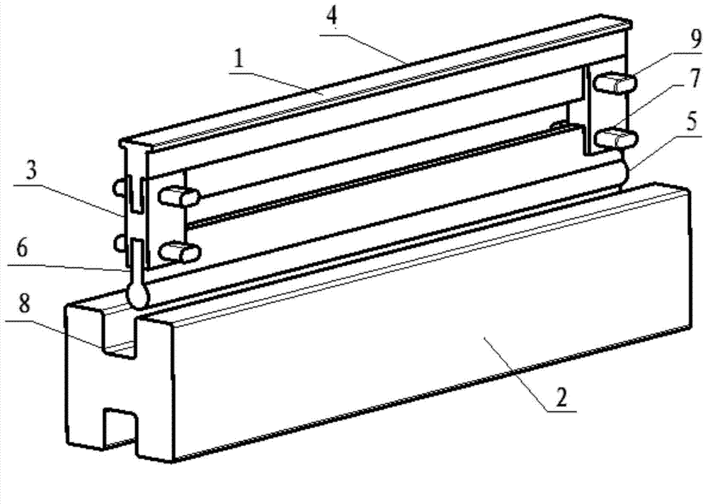 Bending mould of forming straight circular tube and incremental forming method