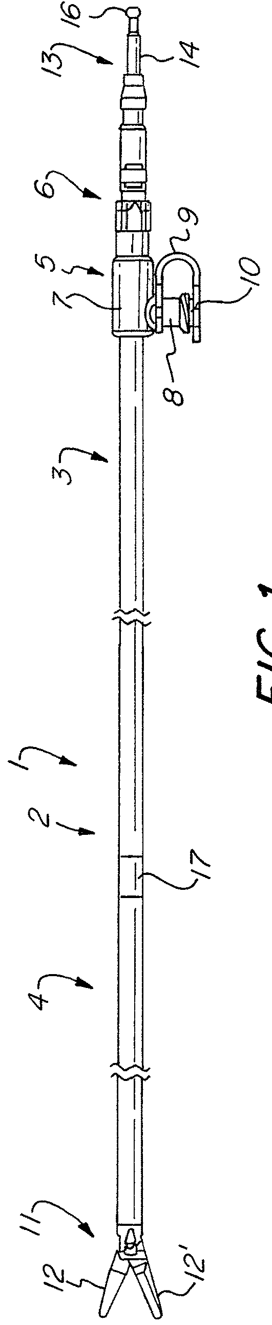 Endoscopic instrument, and shaft for an endoscopic instrument