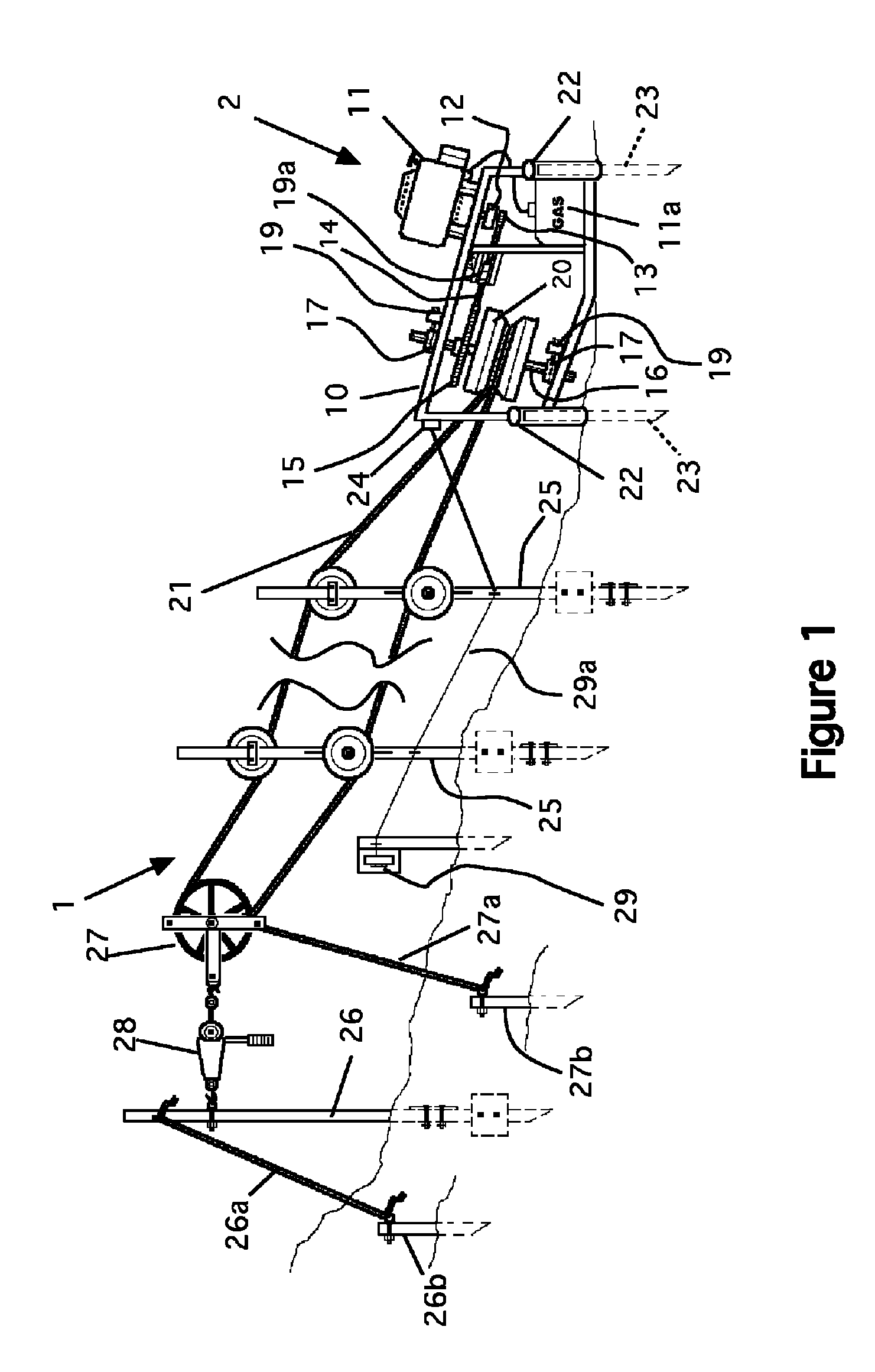 Portable various pitch rope tow system