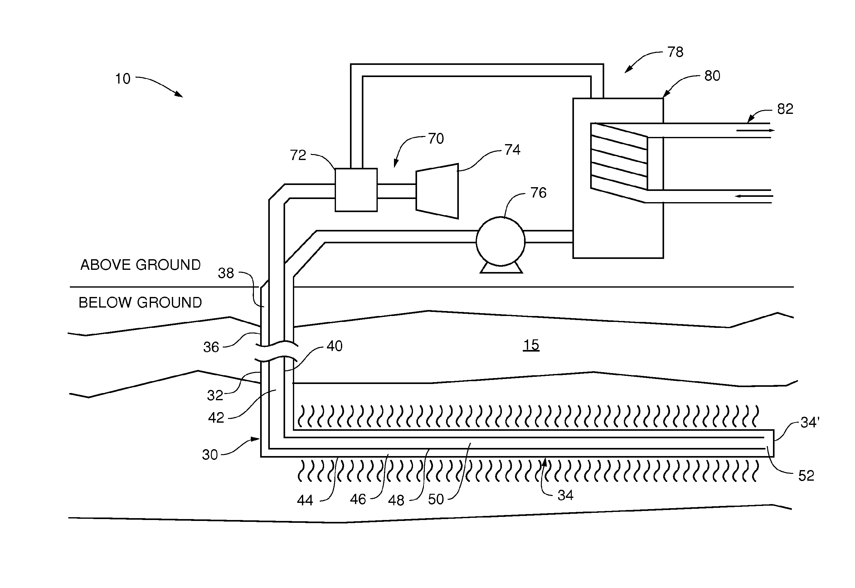 Passive heat extraction and electricity generation