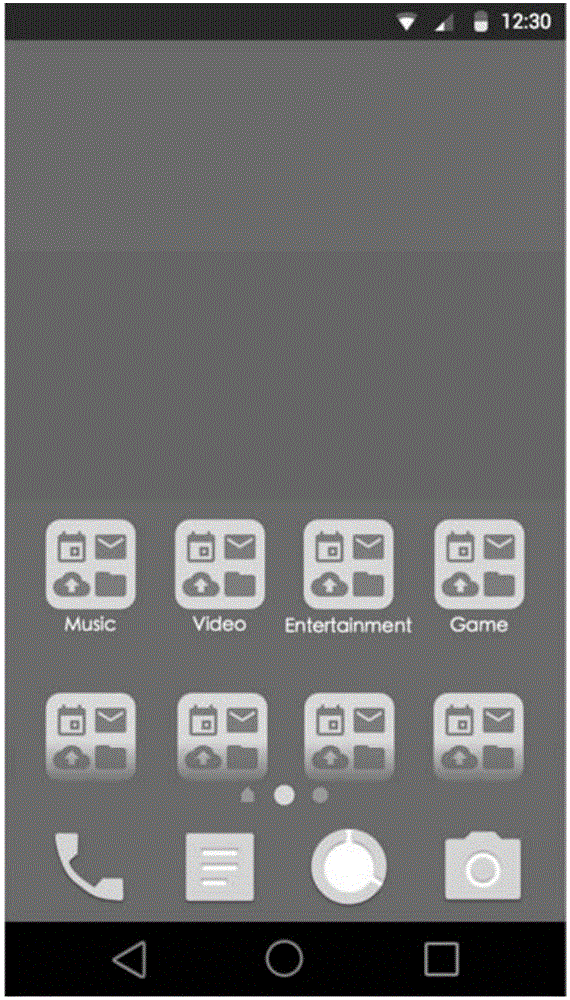 Method and device for operating a touch screen of a large-screen intelligent terminal