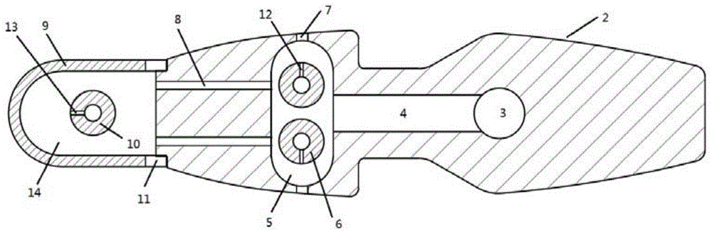 Cavity supporting plate flame stabilizer with built-in oil rod