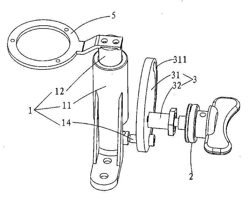 Focusing structure of reflector and lamp using same