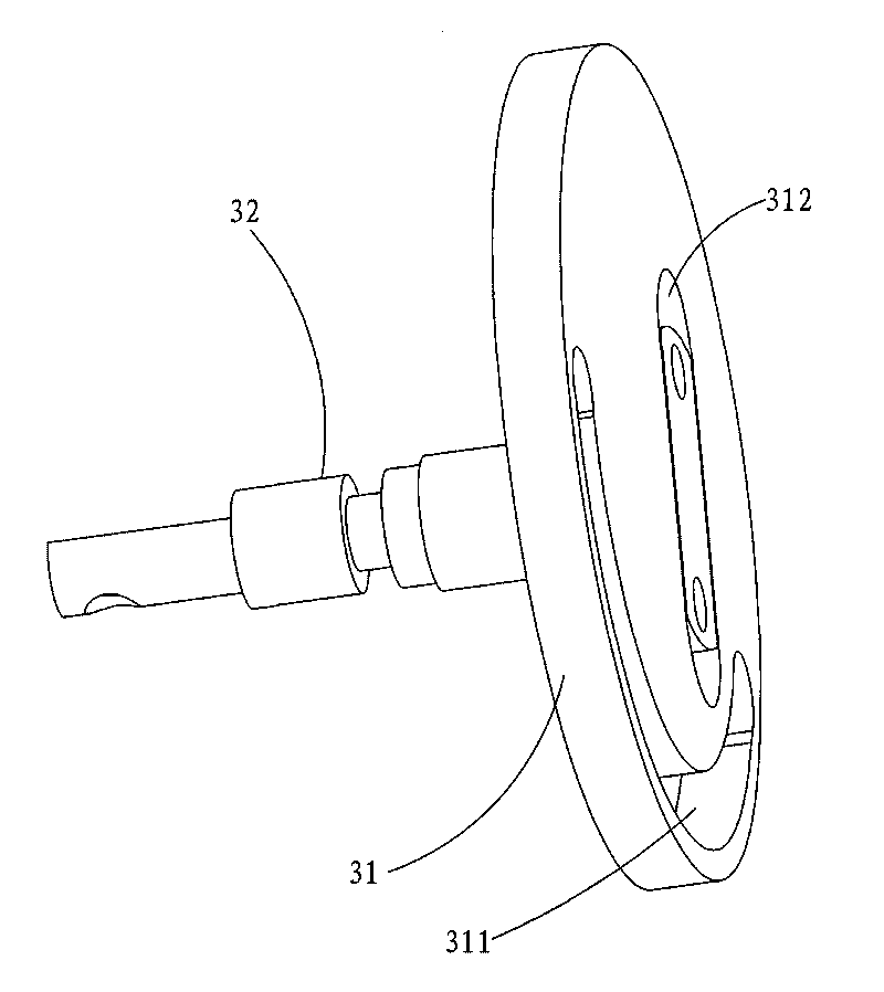 Focusing structure of reflector and lamp using same