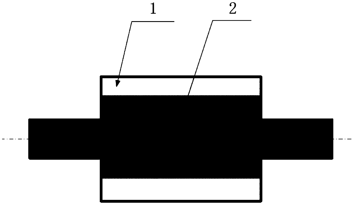 High-tungsten-vanadium high-speed steel wear-resistant roller and manufacturing method thereof