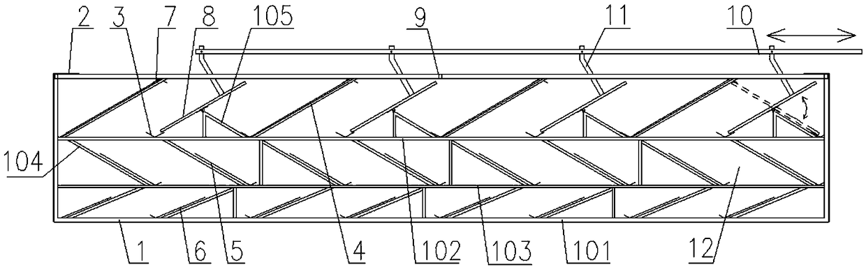 Rain and snow preventing type parallel air flue type ventilator