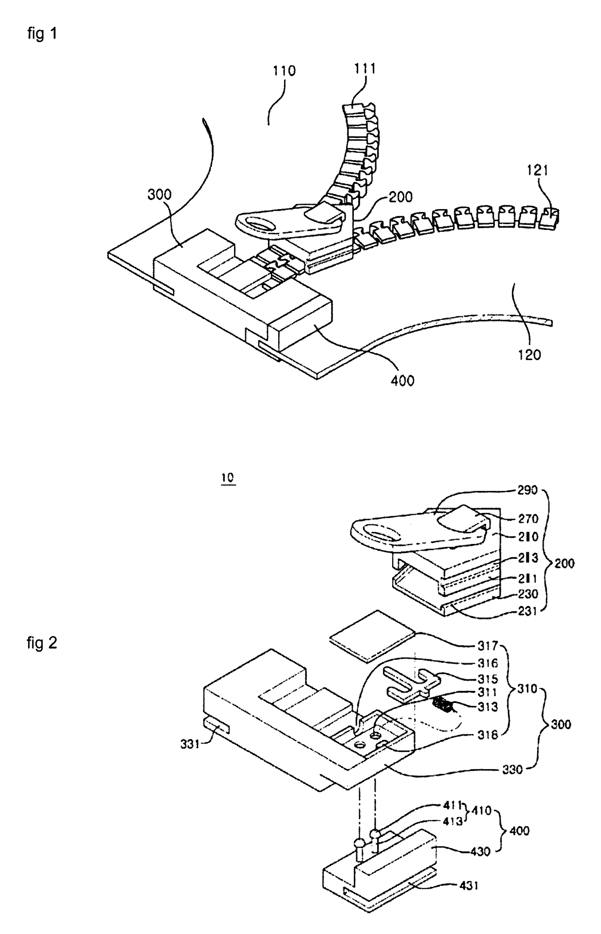 Slider assembly and zipper comprising same