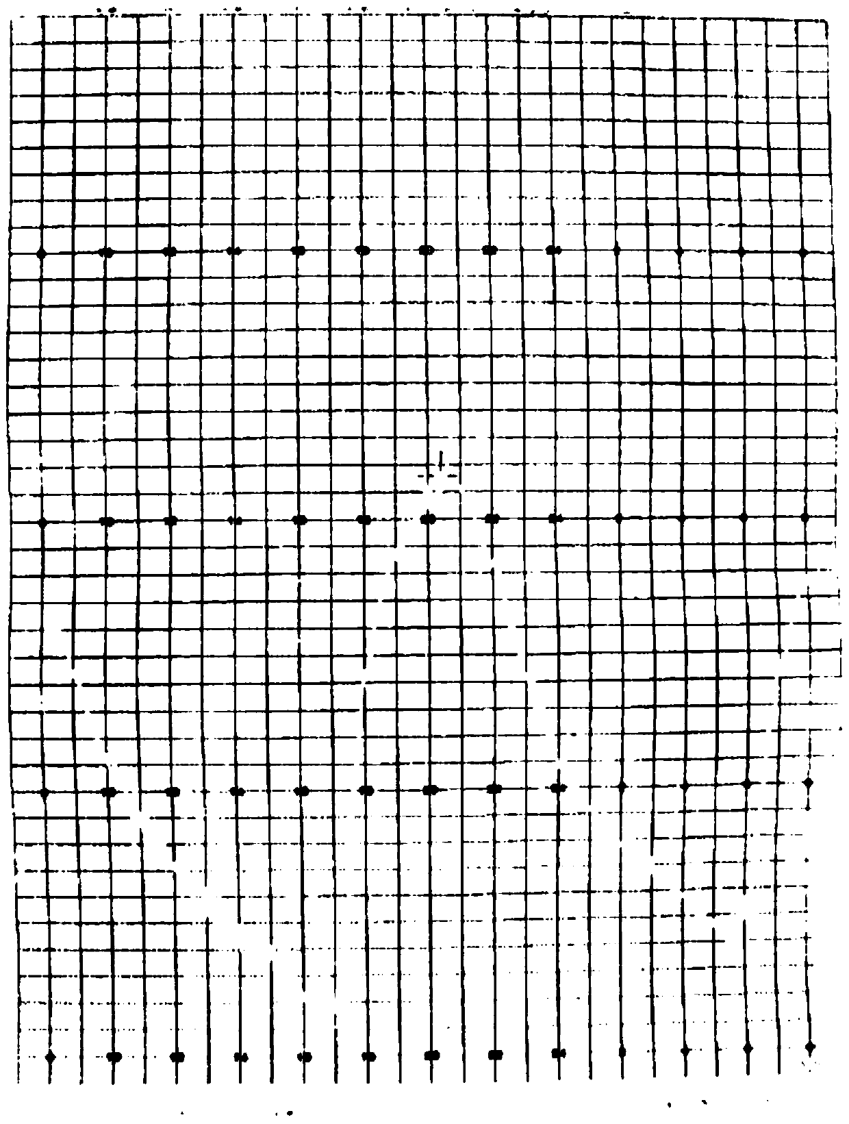 Digital method and device for paper hydrological data