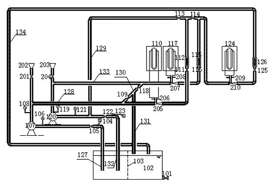 Movable device for comprehensive water pump series-parallel connection experiment