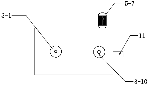 Sand mold casting device for sand core production