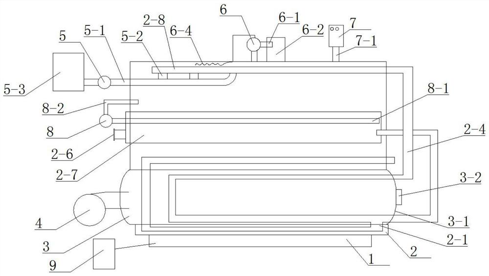 Pulsed no-pressure container steam engine