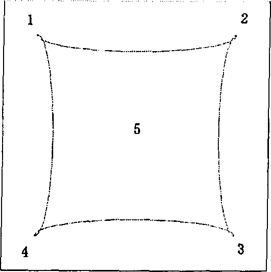 PSD type Hartmann-Sheck wave front sensor based on microprism array