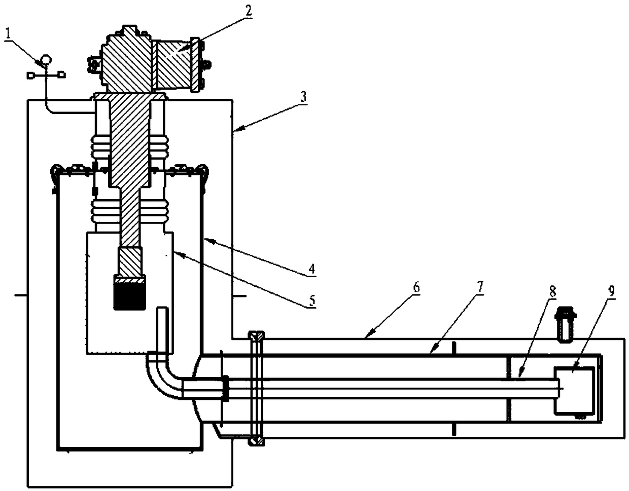 Device and method for measuring heat leakage of superconducting magnet low-temperature system