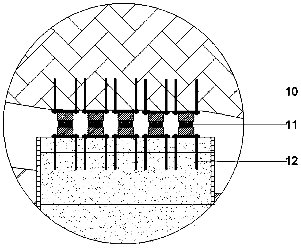 A method for constructing artificial pillars in underground engineering