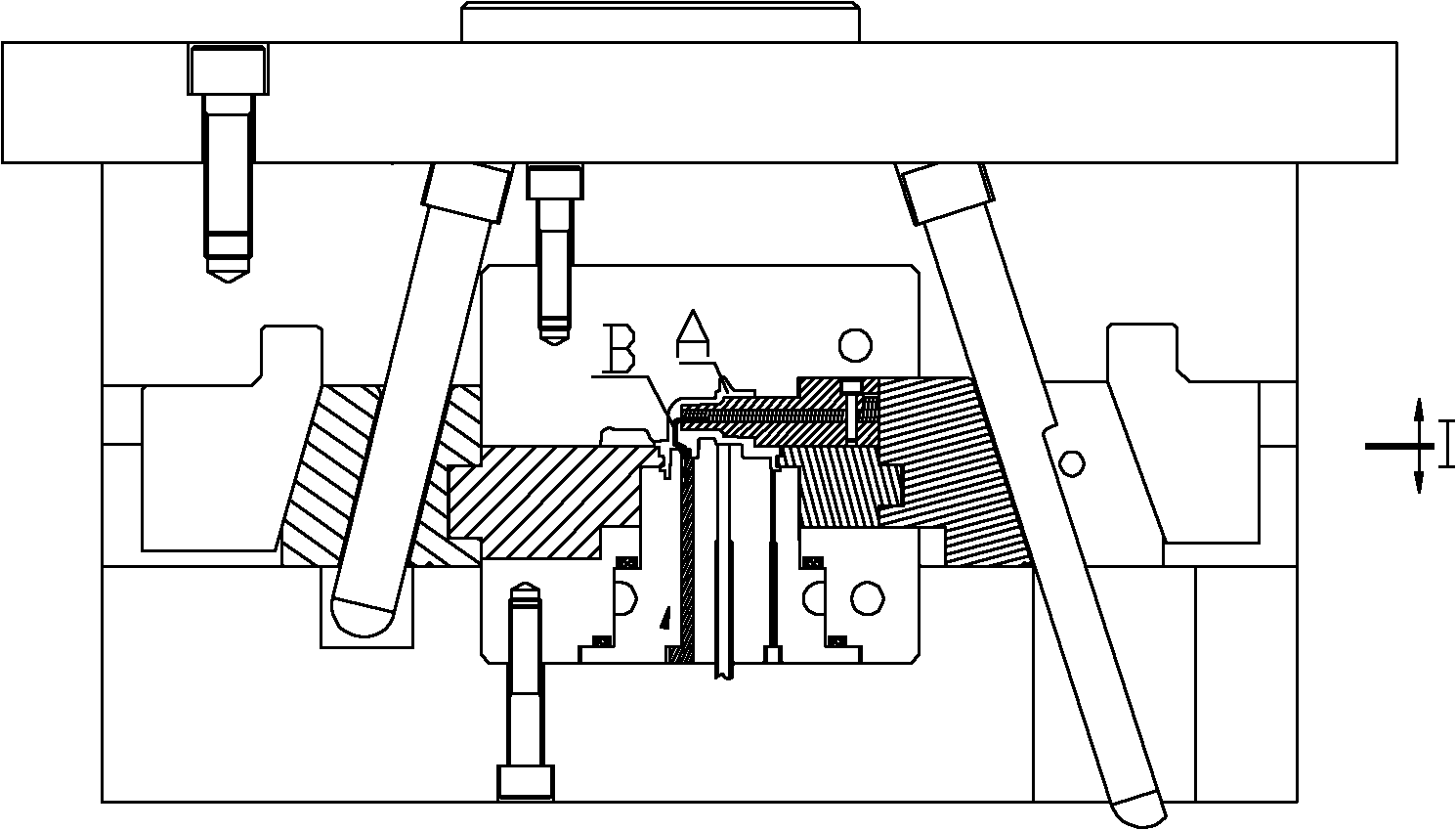 Double-mould-opening and double-core-pulling mechanism