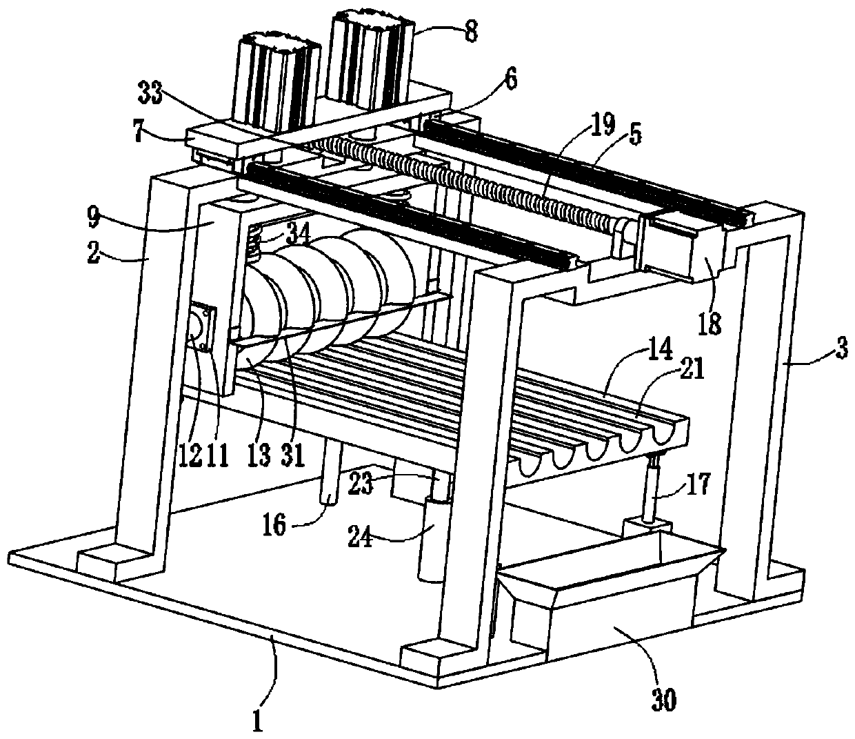 Multifunctional medicine grinding and crushing device for pharmacology