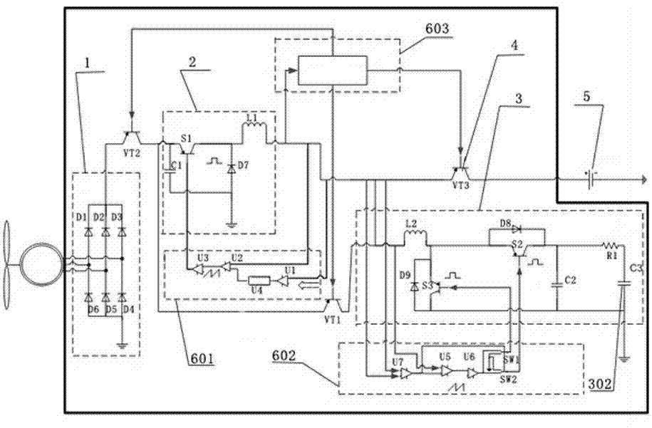 Li-ion battery energy storage controller of wind generating set