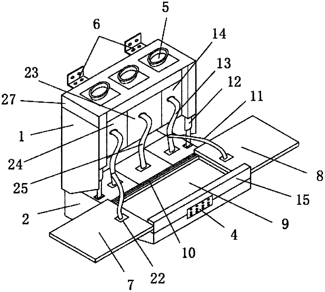 Purification smoke hood all-in-one machine