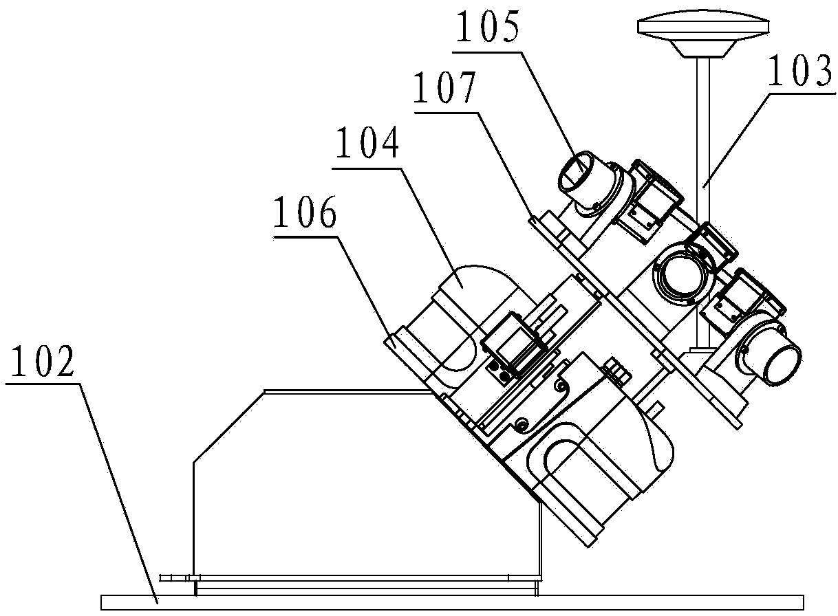 Vehicle-mounted high-speed road inspection system and data acquisition and processing method