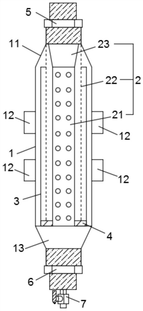 High-pressure water pressure-resistant filtering method