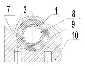 Method and device for supporting side-roll torsion bar system of railway vehicle