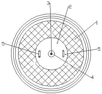 Cement press block for preventing material from floating during enzyme production