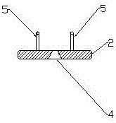 Cement press block for preventing material from floating during enzyme production