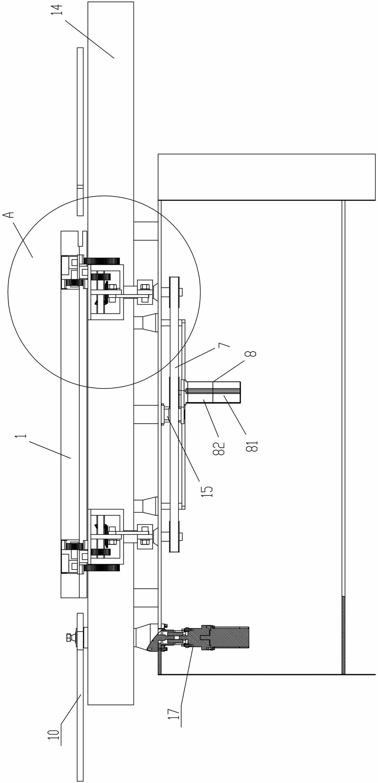 Bottle pushing device for freeze dryer