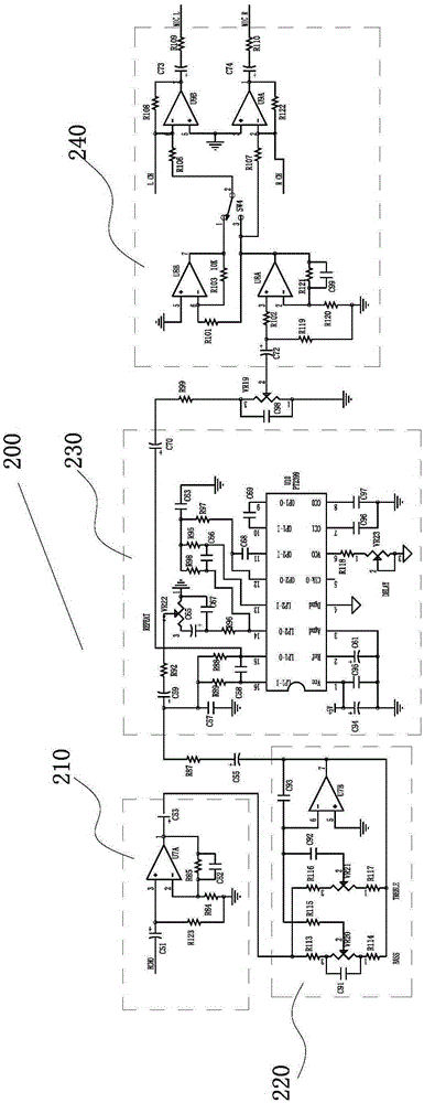 Sound effect processing circuit