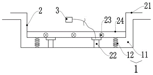 Floating type detection device