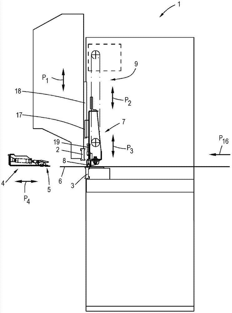 Cutting device for cutting thin and sticky tapes, especially cord tapes