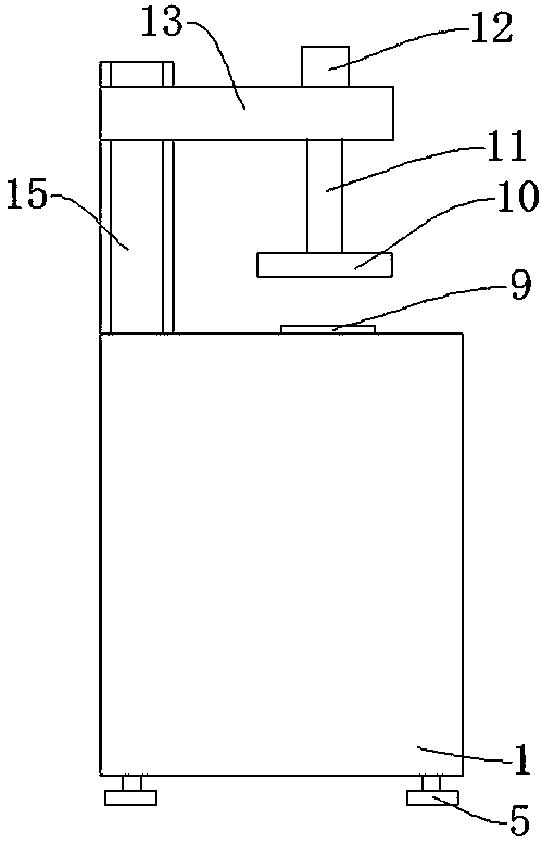 Rapid polishing device for computer fittings