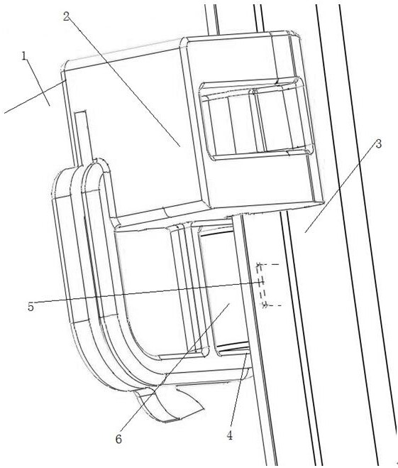 Automobile glass lifter bracket capable of adjusting system resistance