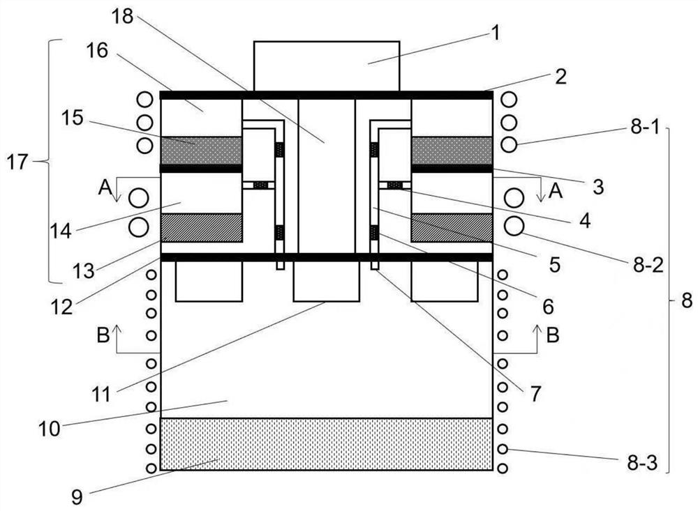 Device for simultaneous growth of multiple silicon carbide single crystals