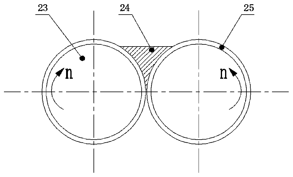 A sludge anti-adhesion high-efficiency energy-saving drying device and method