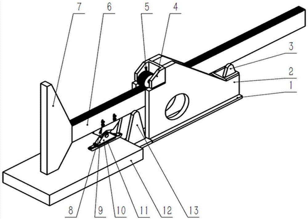 Experimental coke pushing movement stability research device and research method thereof