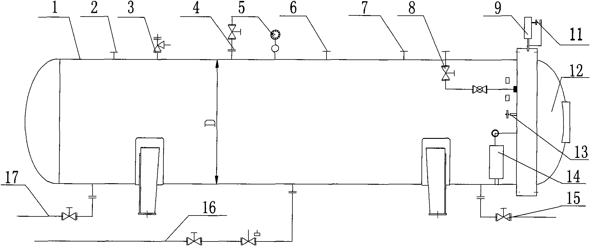 Control system and control method for intelligent interlock safe pressure vessel