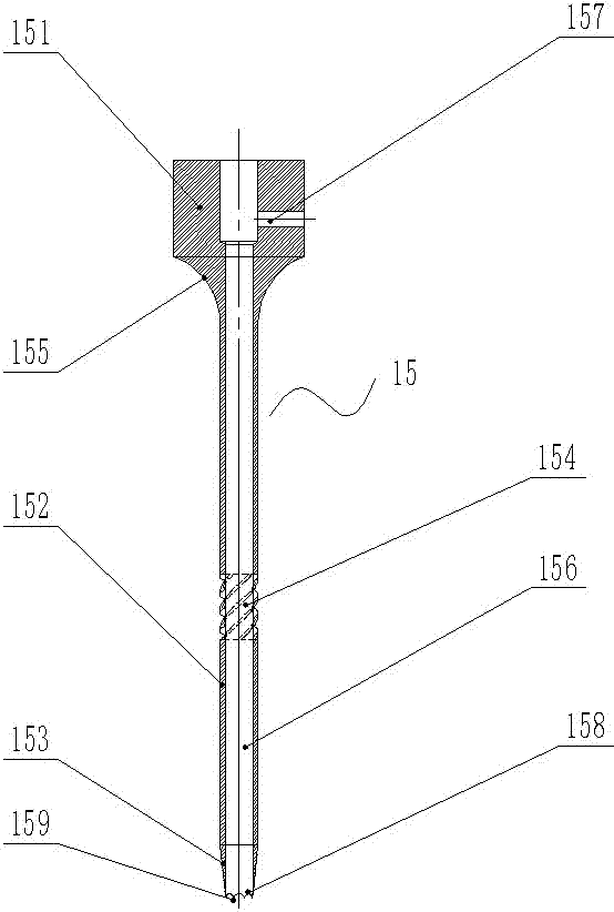 A high-frequency longitudinal-torsion compound vibration sponge drilling device and its application