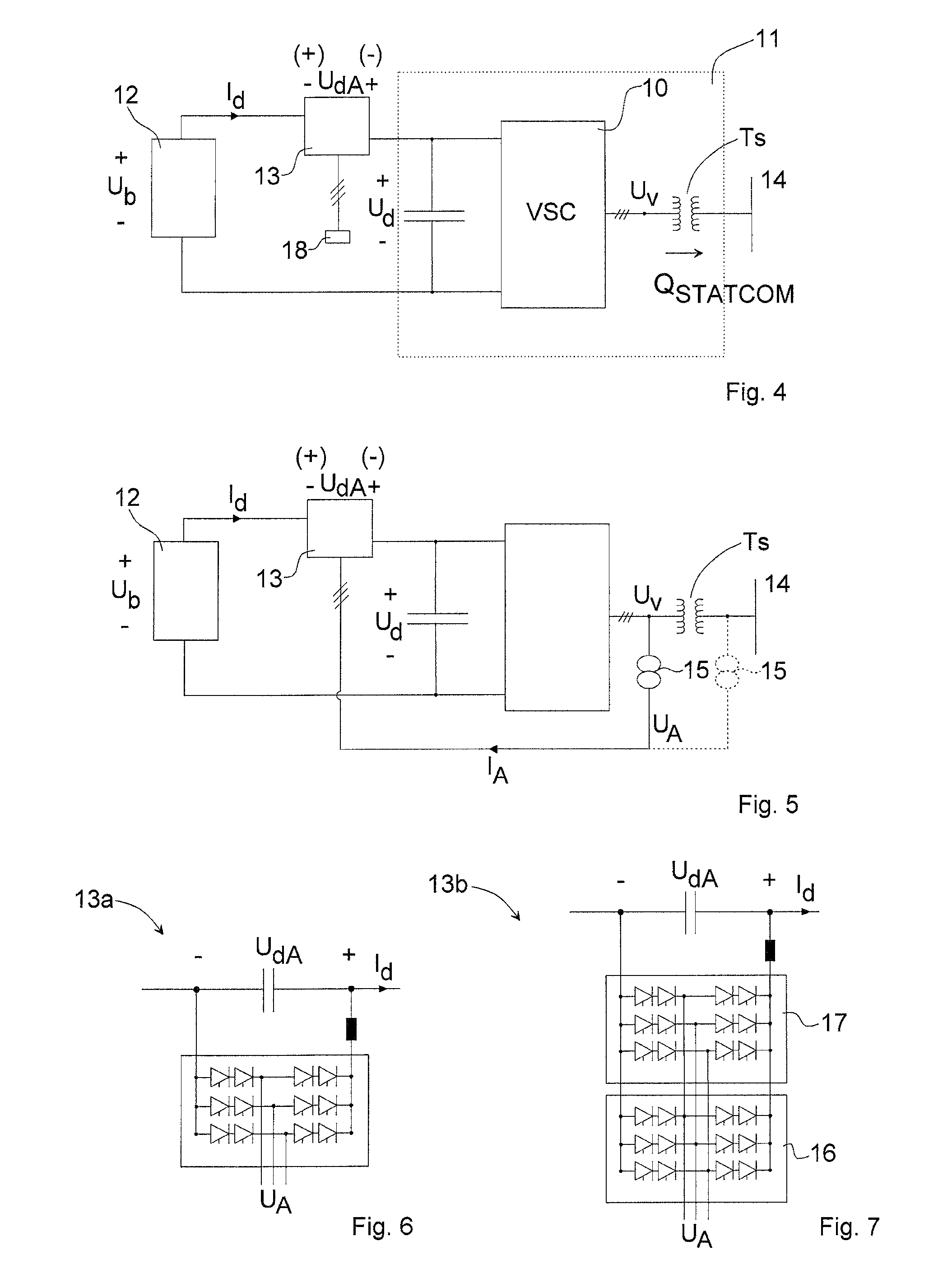 Statcom System For Providing Reactive And/Or Active Power To A Power Network