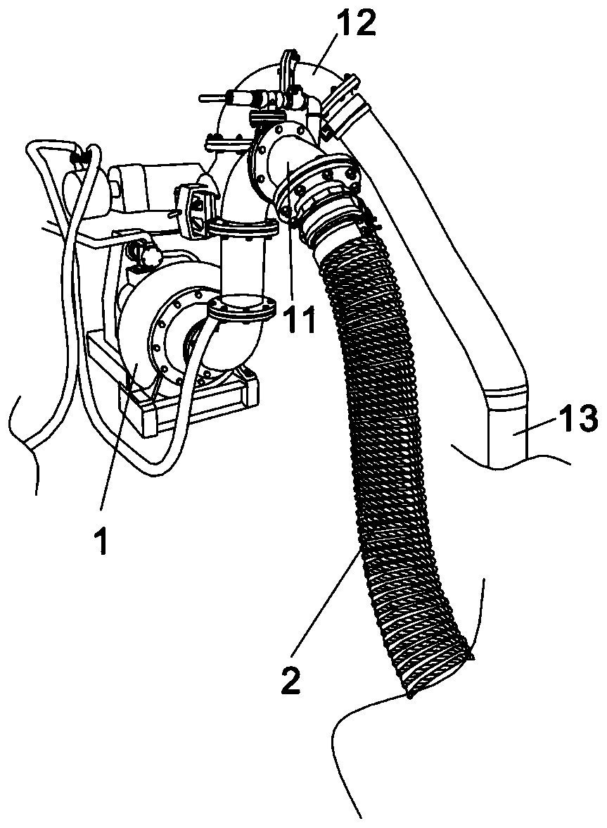 Multi-section tandem type drying device