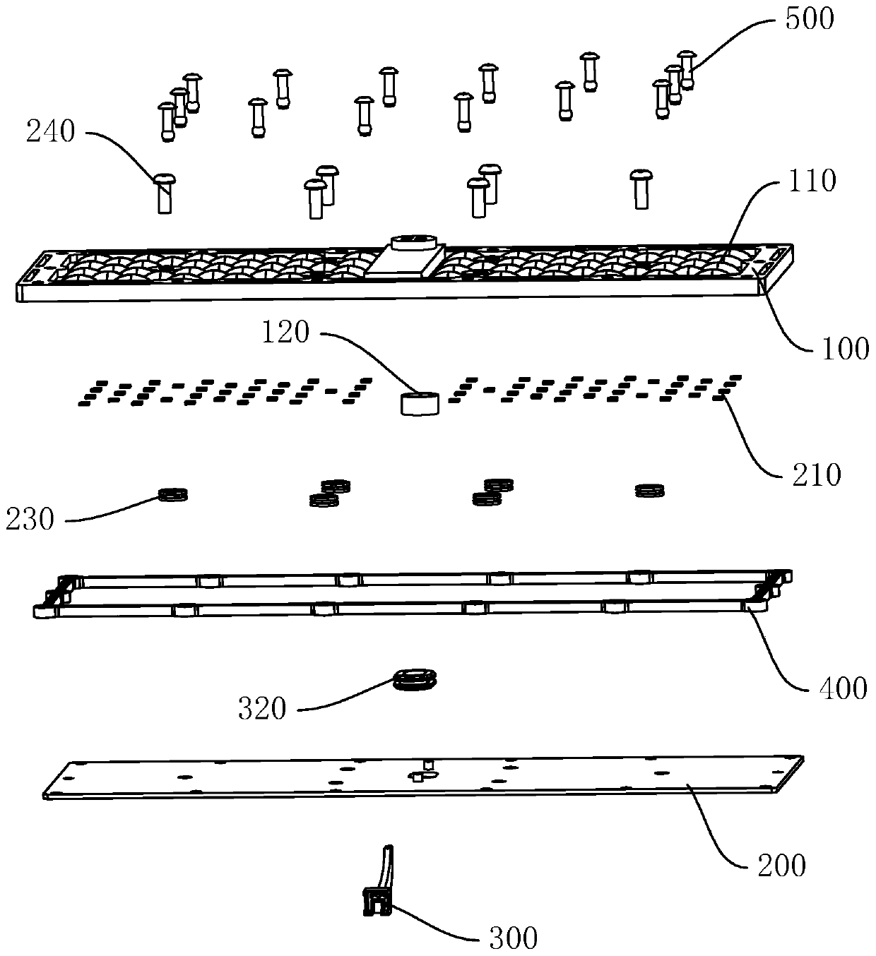 LED module, lamp and mounting method