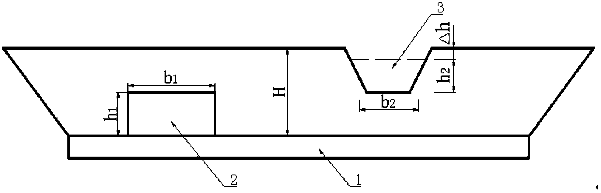 Debris flow diversion dam capable of automatically distributing drainage quantity and silt stopping quantity and design method of debris flow diversion dam