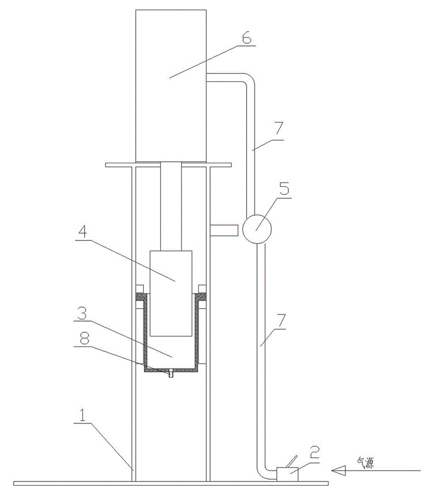 A method and device for evaluating the emulsification effect of an emulsifier for emulsion explosives